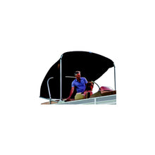 Lippert Sureshade Power Bimini ,Clear Anodized Frame, Black Canvas -Modern Boat Sales & Service