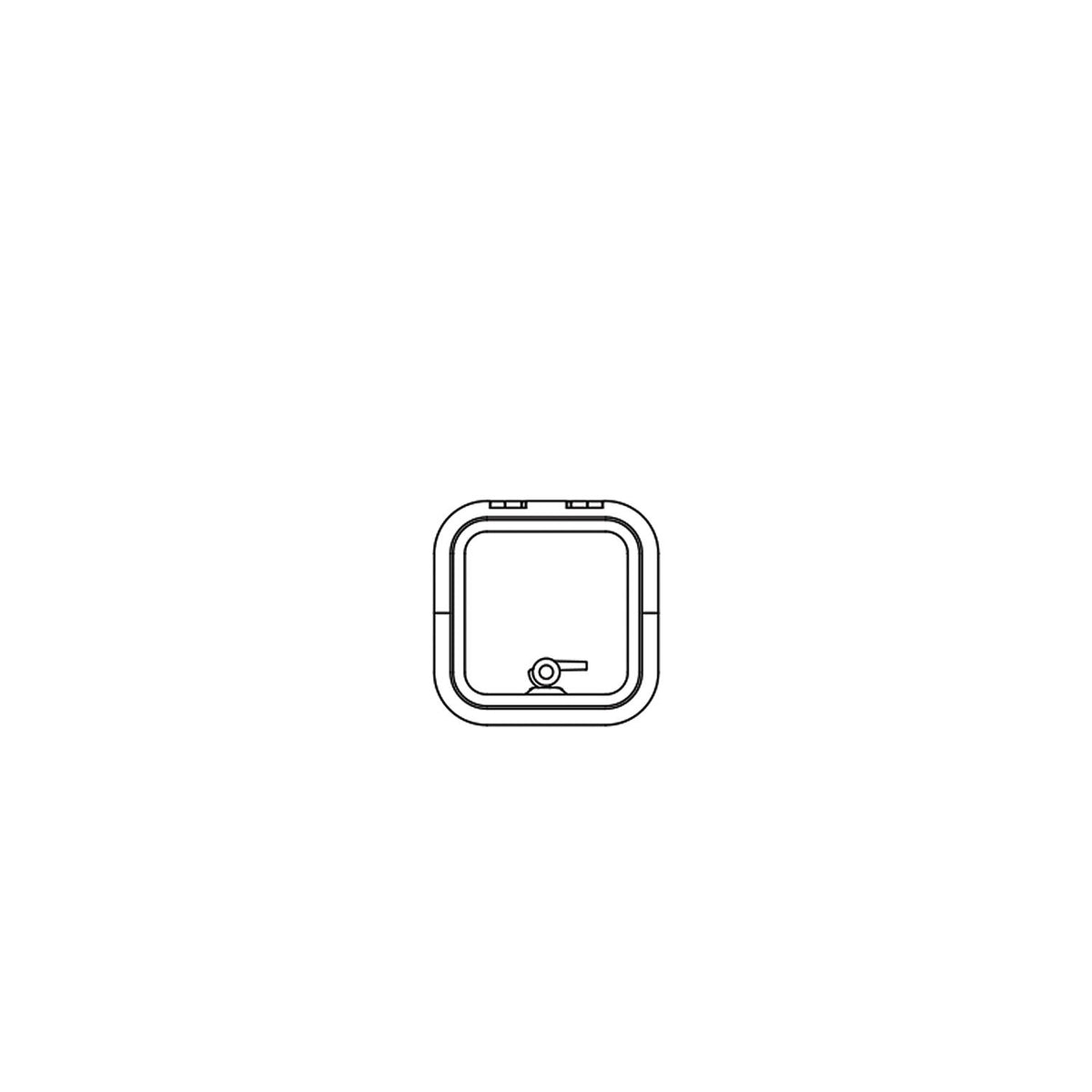 Lewmar 39910030 Low Profile Size 10 Rectangular Self Supporting Hatch -Modern Boat Sales & Service