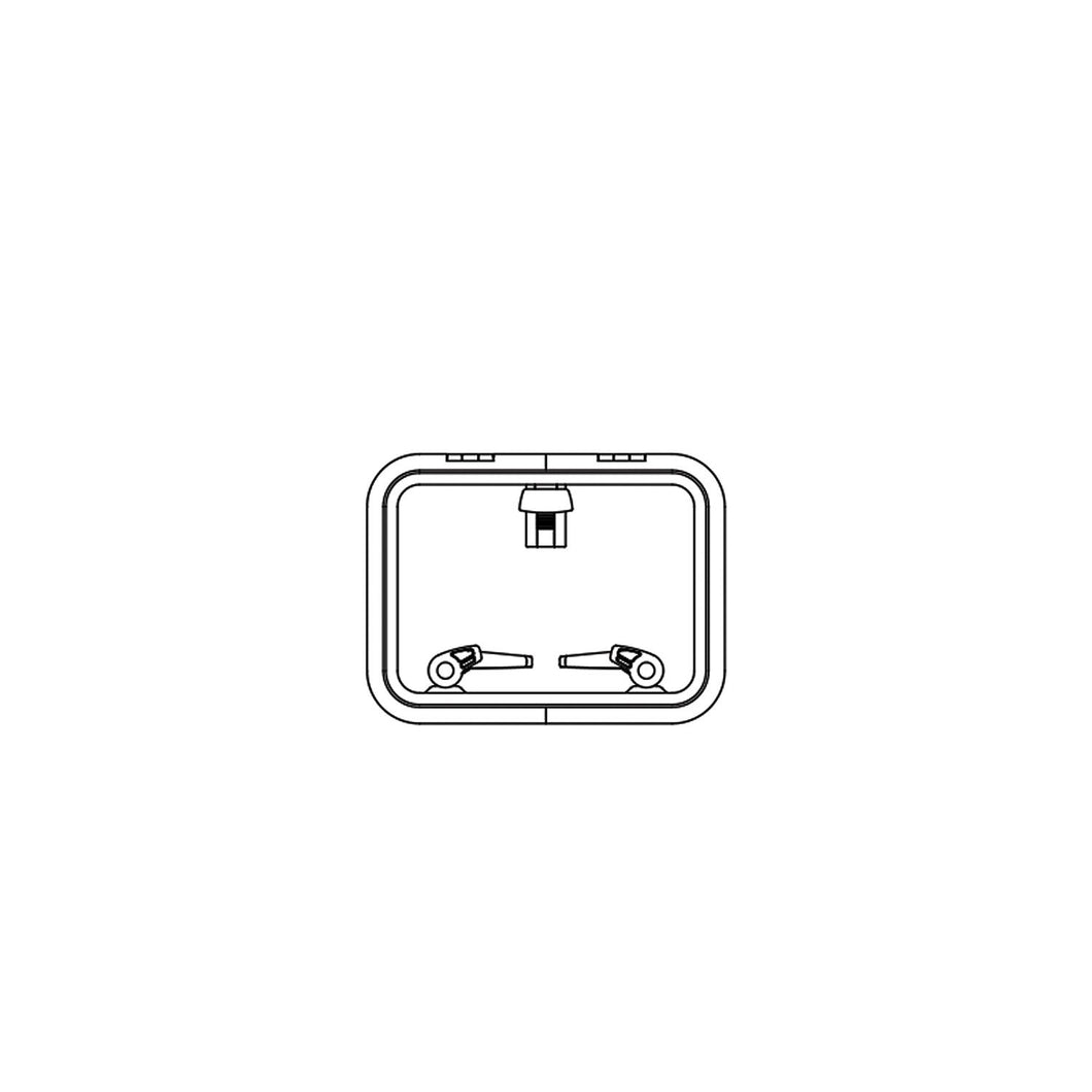 Lewmar 39930030 Low Profile Size 30 Rectangular Self Supporting Hatch -Modern Boat Sales & Service