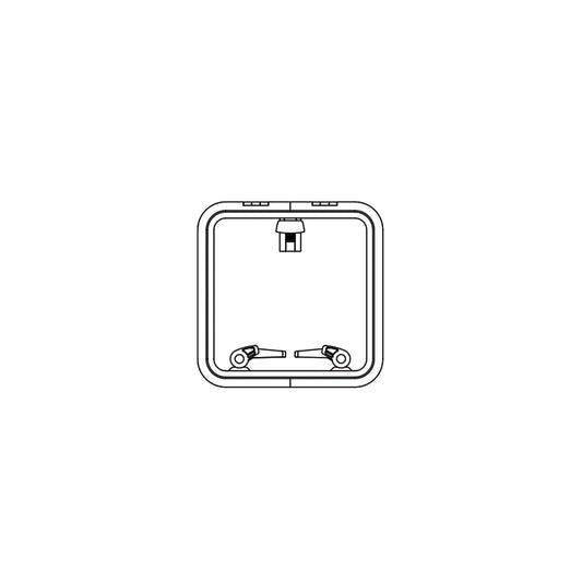 Lewmar 39944030 Low Profile Size 44 Rectangular Self Supporting Hatch -Modern Boat Sales & Service
