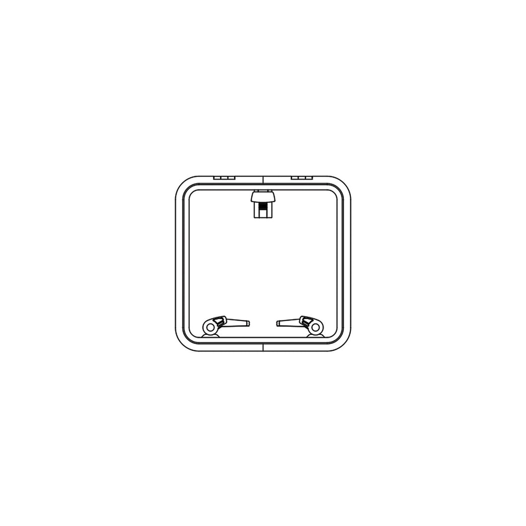 Lewmar Low Profile Rectangular Hatch, Size 60 Default Title -Modern Boat Sales & Service