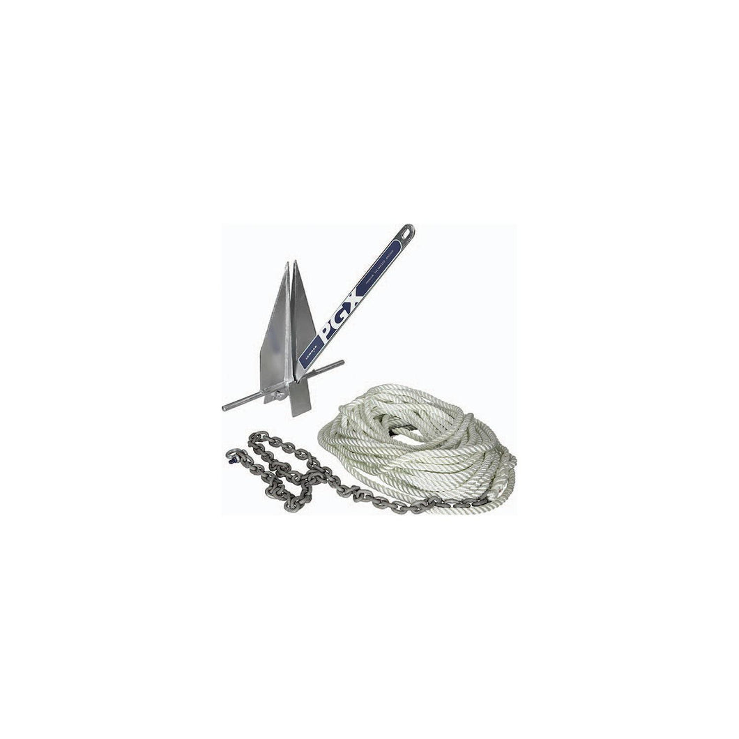 Lewmar 69600927 PGX Anchor Package w/Rope & Chain, 8 lb. -Modern Boat Sales & Service