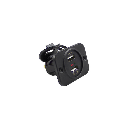 Battery Doctor Dual USB Port w/5-30V DC Voltage Meter -Modern Boat Sales & Service