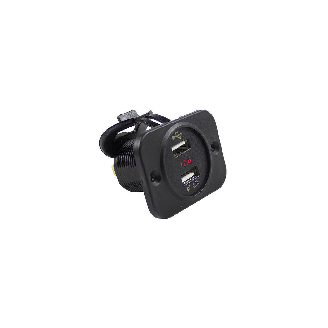 Battery Doctor Dual USB Port w/5-30V DC Voltage Meter -Modern Boat Sales & Service