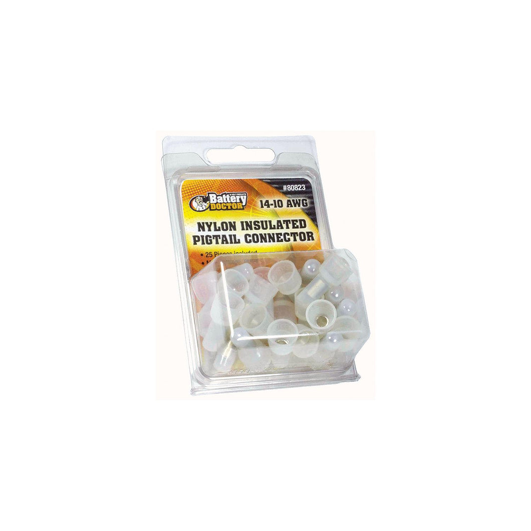 Battery Doctor High Temperature Vinyl Insulated Pigtail Connector, 12-10 AWG, 25/Pk. -Modern Boat Sales & Service