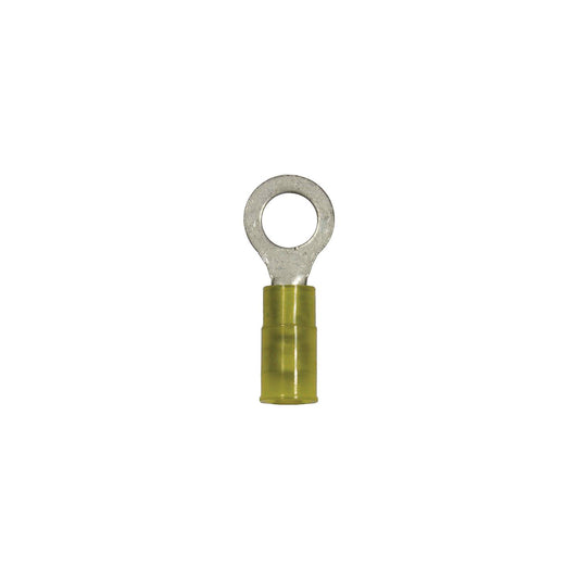 Battery Doctor Yellow Nylon Insulated Ring Terminal, 12-10 AWG, 5/Pk. -Modern Boat Sales & Service