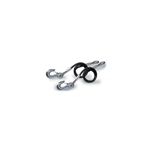 Tie Down Engineering 36" Black Vinyl Jacketed Hitch Cables With "S" Hooks - Sold as Pair -Modern Boat Sales & Service