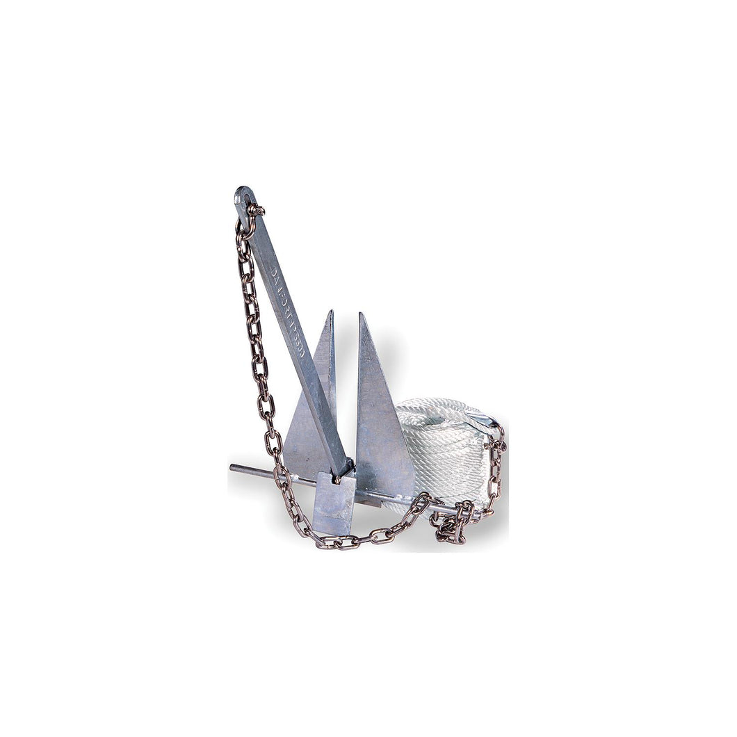 Tie Down Engineering Deluxe Anchor Kit Includes Anchor, Anchor Line, Chain and Shackles -Modern Boat Sales & Service