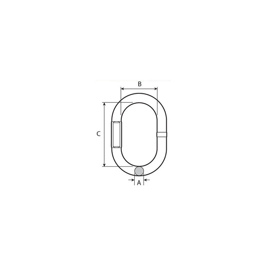 Acco/Peerless 8451100 V10 Chain Oblong Master Link, 5/8" -Modern Boat Sales & Service