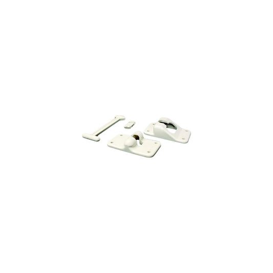 Kwikee 381407 T-Style Door Holder, 4" White -Modern Boat Sales & Service