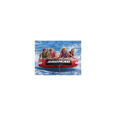 AirHead AHT42MSL Inflatable 4 Person Red Mega SliceÂ® Deck Tube -Modern Boat Sales & Service