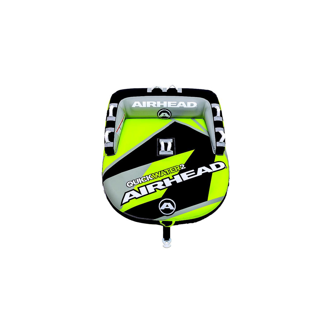 AirHead AHT50187YBK Quick Water Towable Tube, Yellow/Black, 1-2 Riders -Modern Boat Sales & Service