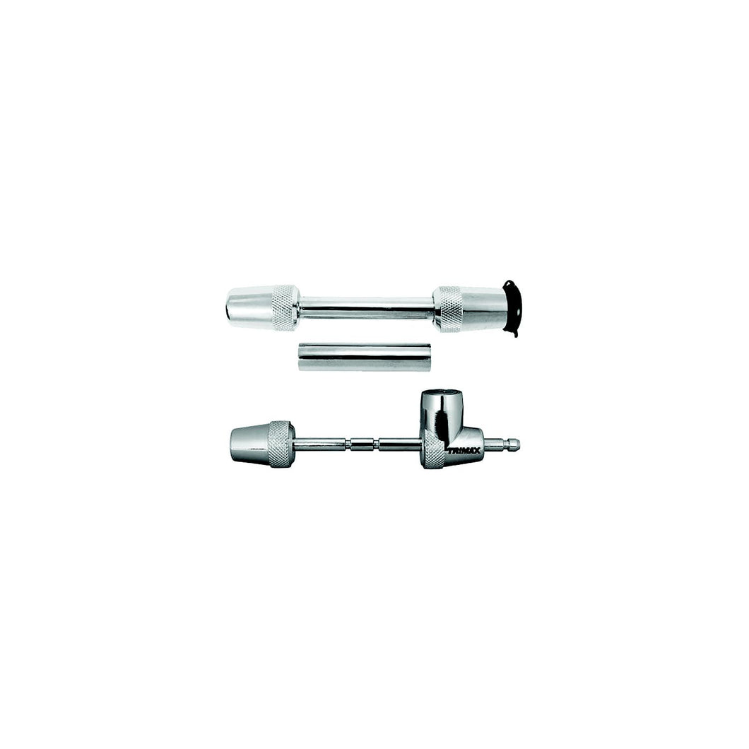 Trimax TM3123 Chrome TS32 Universal Receiver Lock & TC123 Adjustable Coupler Lock -Modern Boat Sales & Service