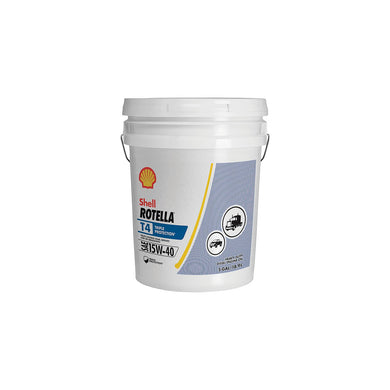Shell 550045128 RotellaÂ® T Triple-ProtectionÂ® Heavy-Duty Diesel Motor Oil, 15W-40, 5 Gal. -Modern Boat Sales & Service