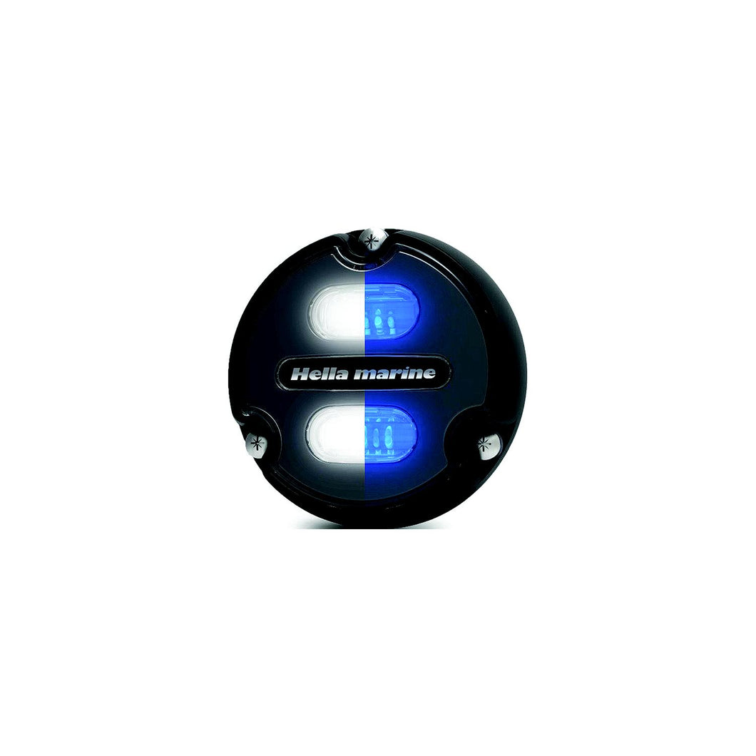 Hella 016145001 Apelo A1 Underwater Light, Charcoal Lens, White/Blue LEDs -Modern Boat Sales & Service