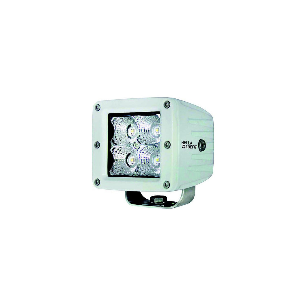 Hella 357204041 Valuefit Cube 4 LED Spot Light Kit, White -Modern Boat Sales & Service