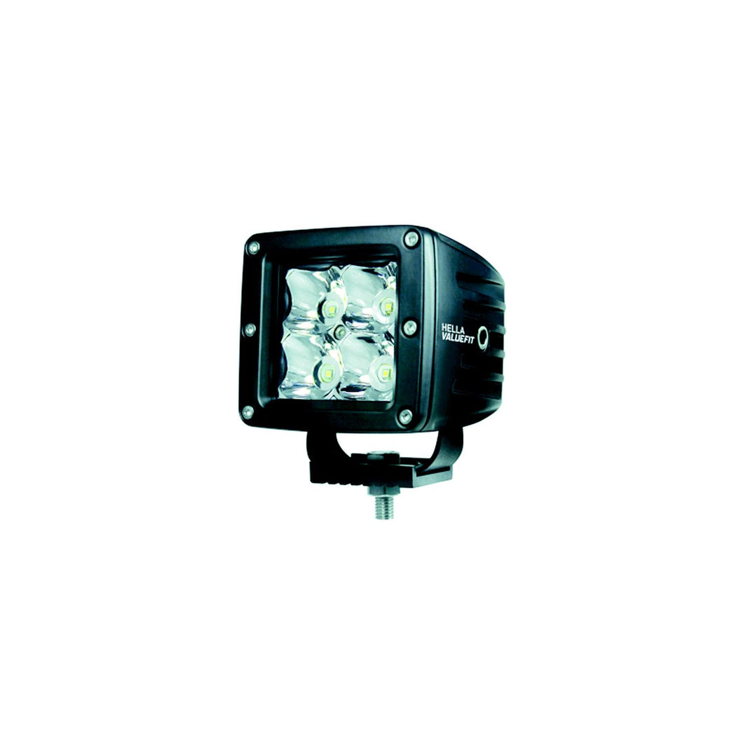 Hella 357204821 Valuefit Cube 4 LED Flood Light KitKit, Black -Modern Boat Sales & Service