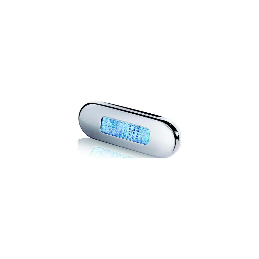 Hella Oblong LED Step Lamp, 12/24V, SS w/Blue LEDs -Modern Boat Sales & Service