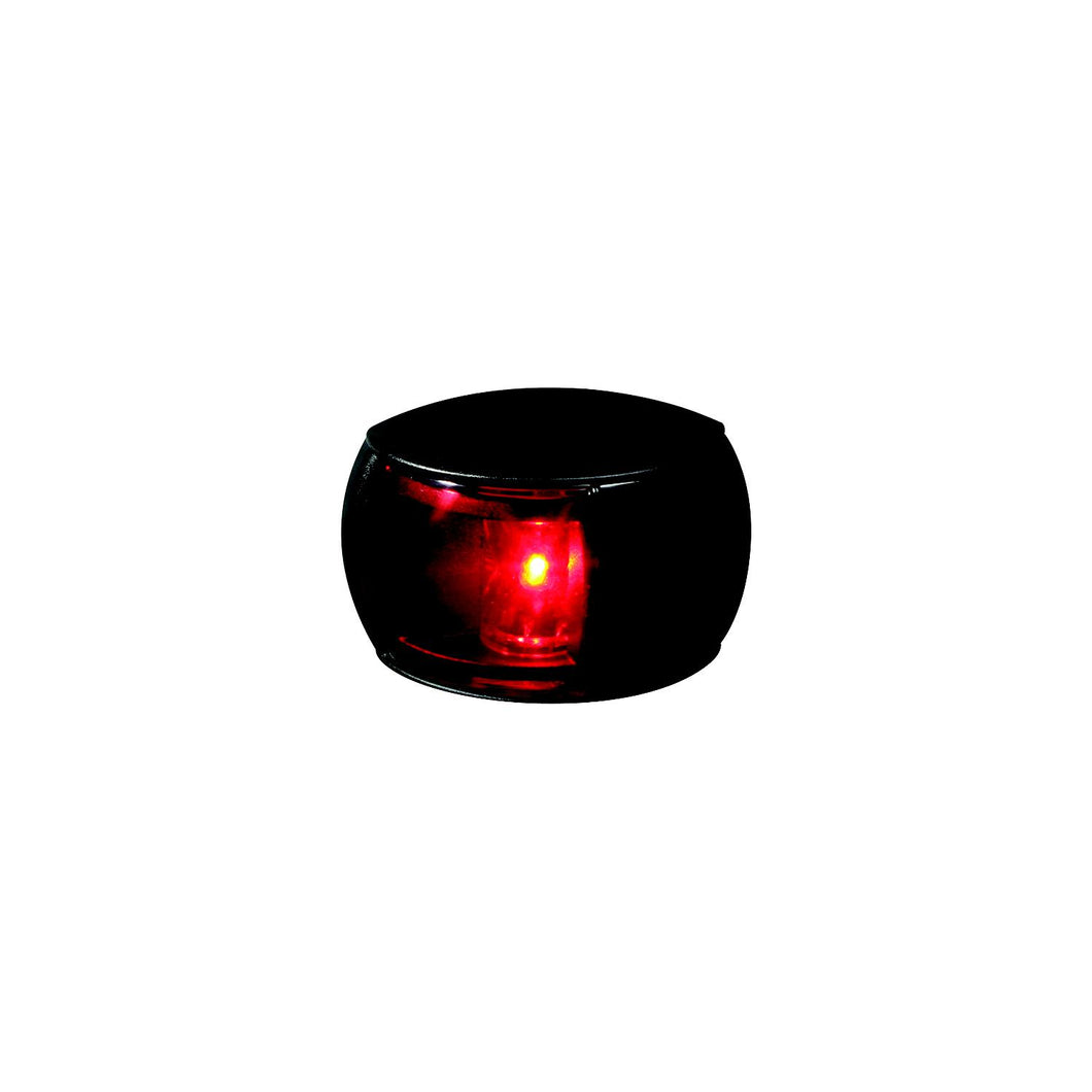 Hella 980520001 NaviLEDÂ® Port (Red) Side Light Only, Black w/Red Lens, 1 ea. -Modern Boat Sales & Service