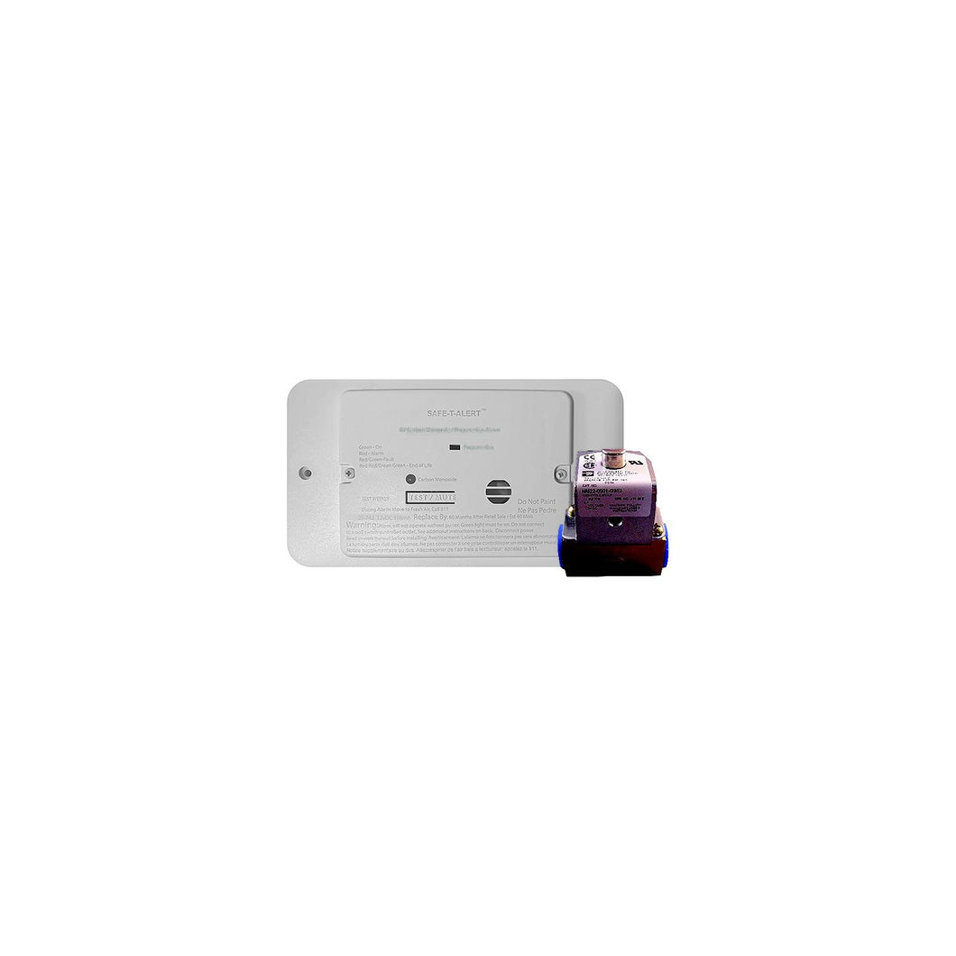 Safe-T-Alert 25742RWTTRKIT 25 Series - Dual Propane/LP And Carbon Monoxide Alarm w/Trim Ring & Solenoid, White -Modern Boat Sales & Service