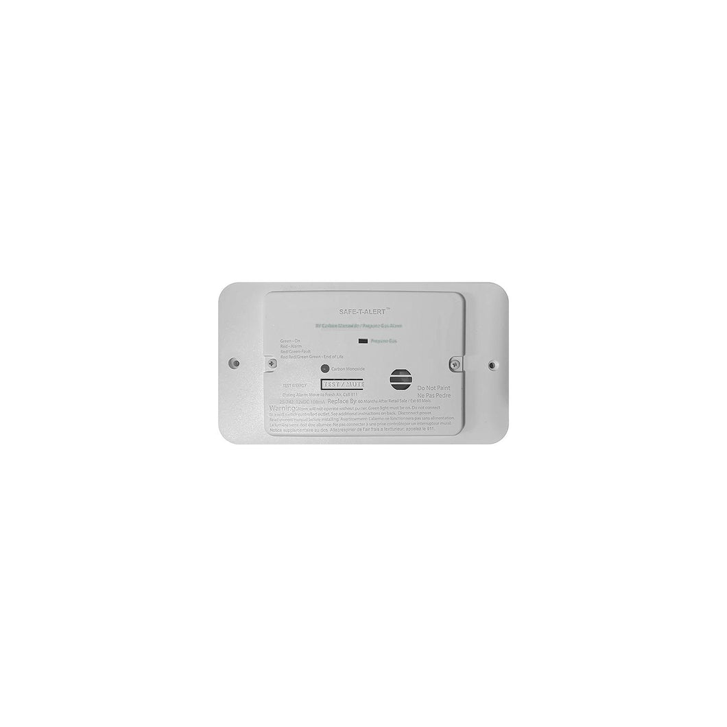 Safe-T-Alert 25742WTTR 25 Series - Dual Propane/LP And Carbon Monoxide Alarm w/Trim Ring, White -Modern Boat Sales & Service