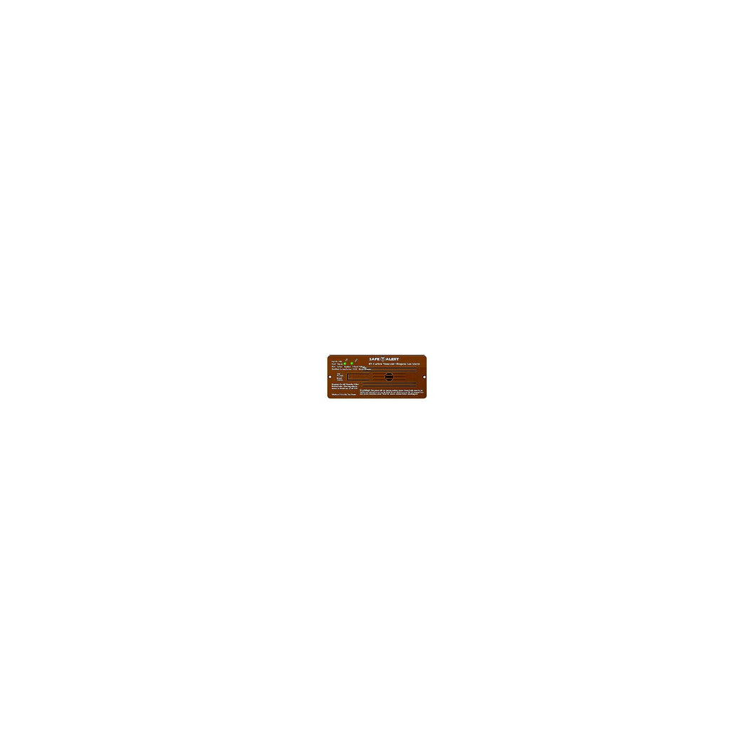 MTI Industries 35742BR 12V 35 Series Safe-T-Alert Flush Mount RV Dual Carbon Monoxide/Propane Alarm, Brown -Modern Boat Sales & Service