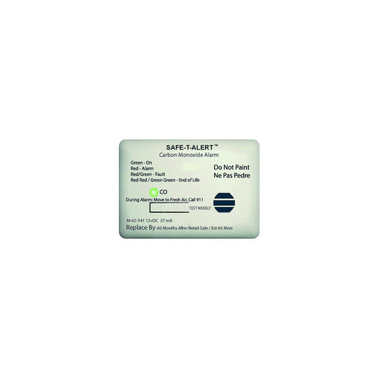 Safe-T-Alert 62541WT 62 Series Surface Mount Carbon Monoxide Alarm, White -Modern Boat Sales & Service