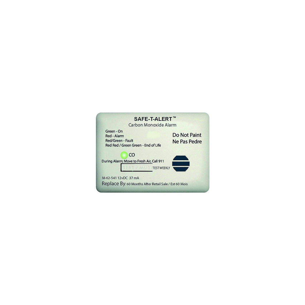 Safe-T-Alert 62541WT 62 Series Surface Mount Carbon Monoxide Alarm, White -Modern Boat Sales & Service