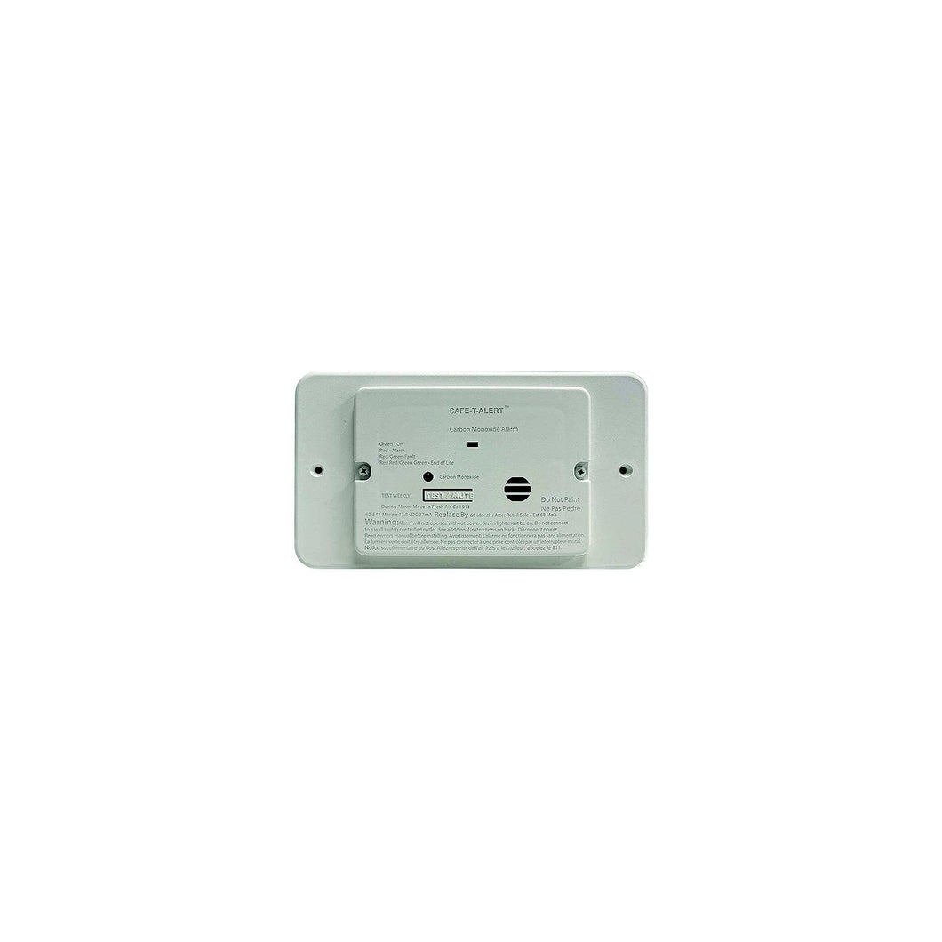 Safe-T-Alert 62542WTTR 62 Series Surface Mount Carbon Monoxide Alarm, White with trim ring -Modern Boat Sales & Service