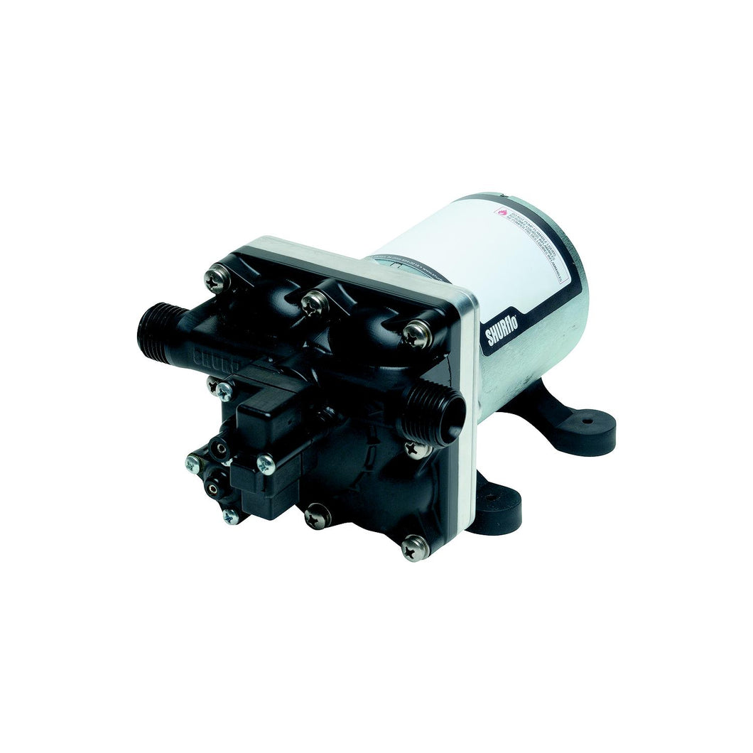 SHURFLO 4028100E54 Revolution Self-Priming 2.3 GPM 50 PSI 12V Fresh Water RV Pump -Modern Boat Sales & Service