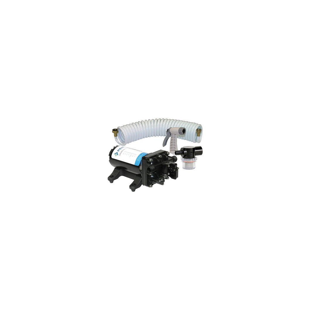 SHURFLO ProBlaster II Washdown Pump Kit 12VDC (Includes Blaster Nozzle and Raw Water Strainer) -Modern Boat Sales & Service