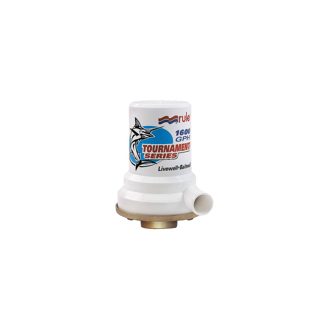 Rule 12V Tournament Series Livewell/Aerator Pump 1600 GPH -Modern Boat Sales & Service