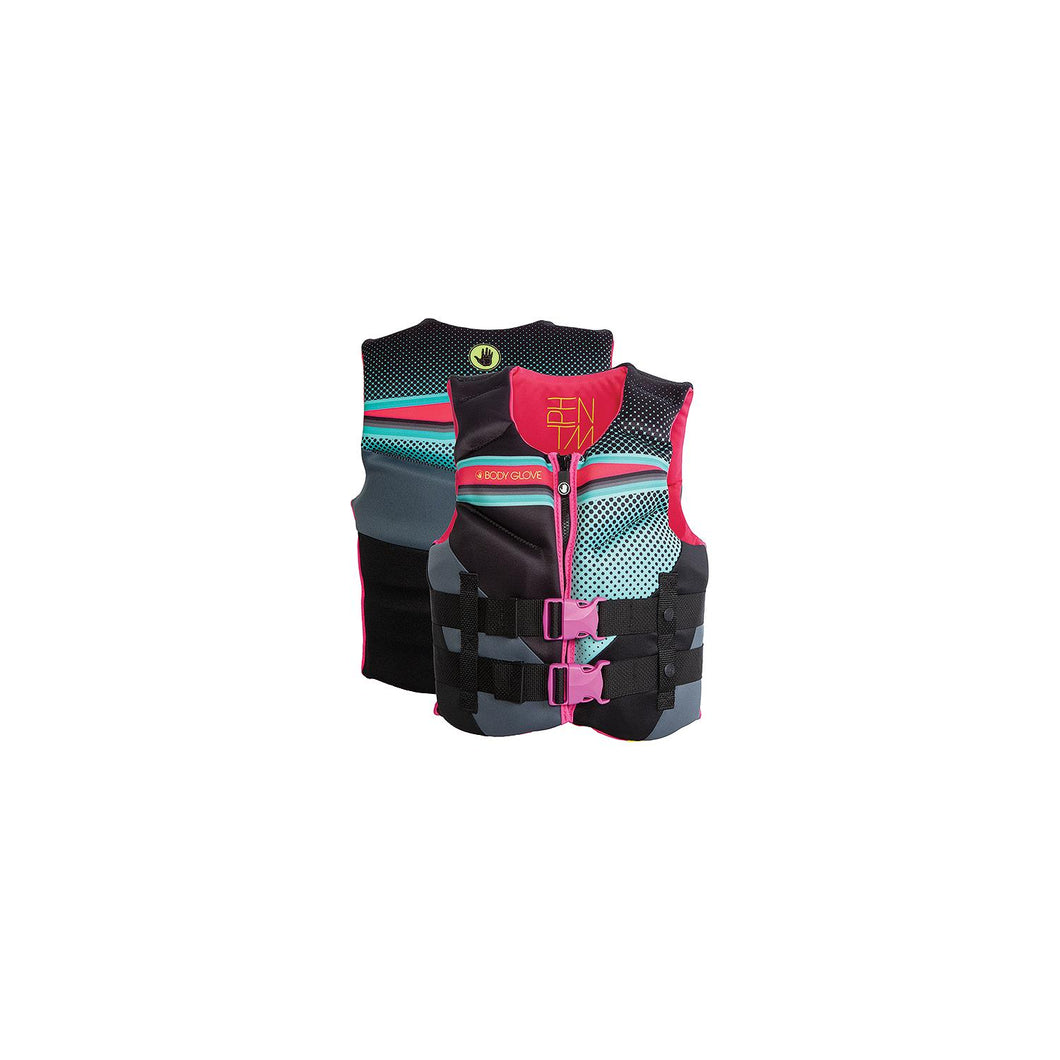 Body Glove 23324YAQUPNK Youth Phantom Evoprene Vest, Aqua/Pink -Modern Boat Sales & Service