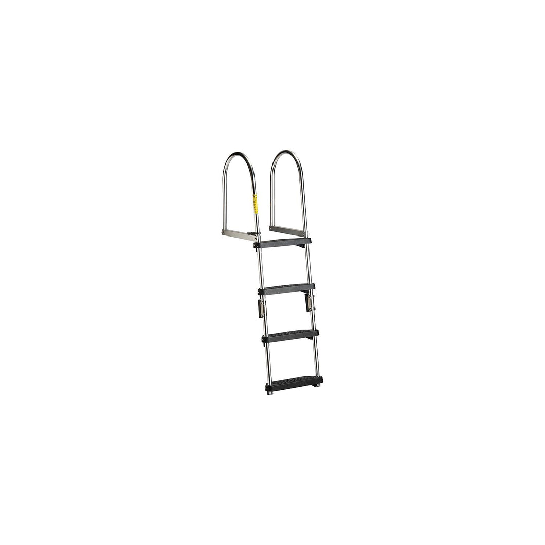 Garelick EEz-In Premium 4 Step Folding Pontoon Transom Boarding Ladder -Modern Boat Sales & Service