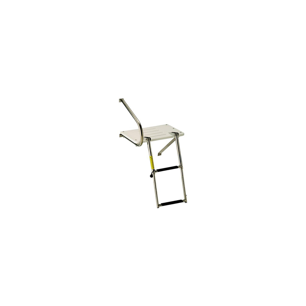 Garelick EEz-In Swim Platform With 2 Step Telescoping Ladder For Boats With Outboard Motors -Modern Boat Sales & Service