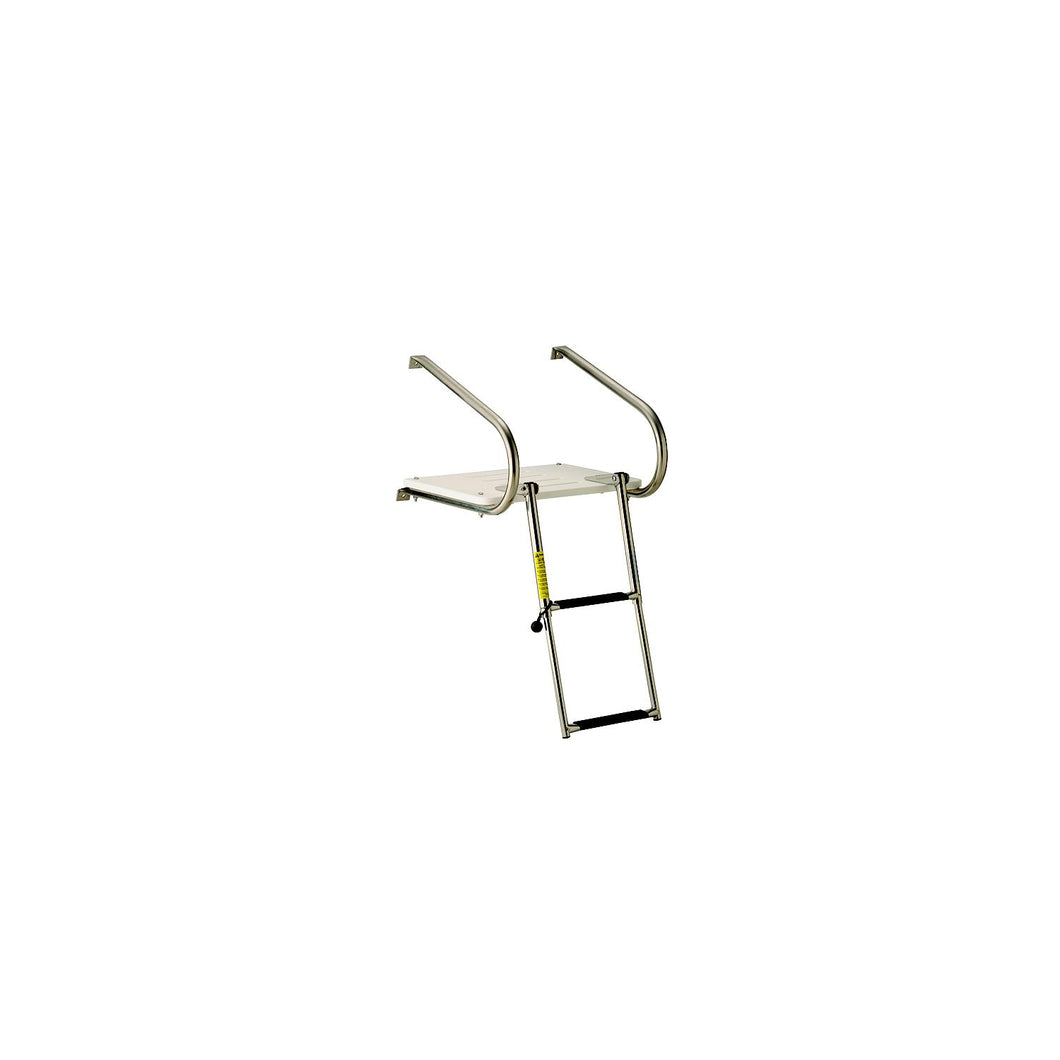 Garelick EEz-In Swim Platform With 2 Step Telescoping Ladder For Boats With I/O Motors -Modern Boat Sales & Service