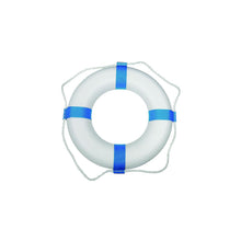 Taylor 17" Decorative Ring Buoy, White/Blue (Not a Life Saving Device) Default Title -Modern Boat Sales & Service