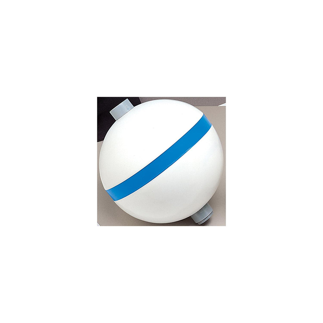 Taylor Sur-Moor T3C Mooring Buoy - White With Blue Reflective Striping -Modern Boat Sales & Service