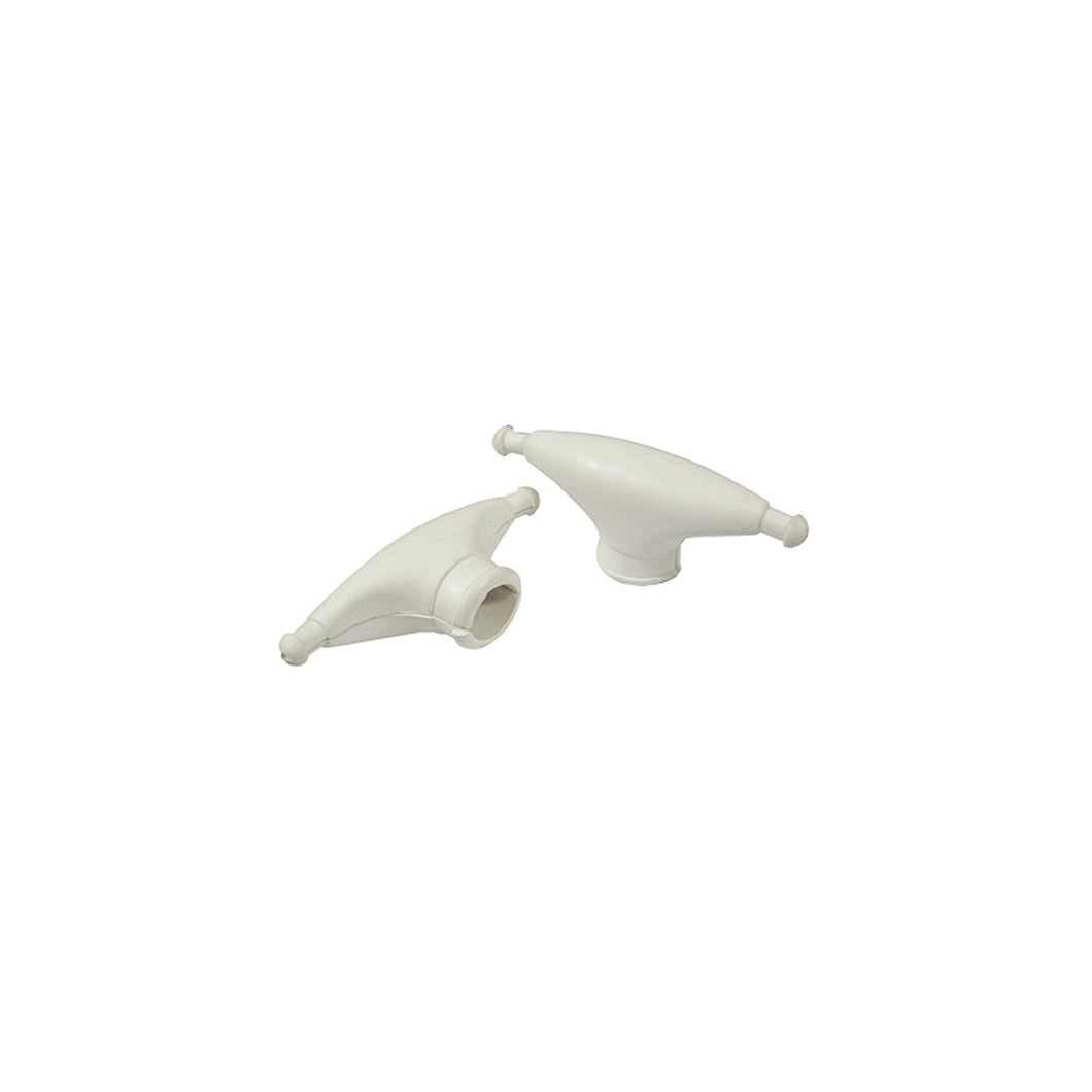 Taylor Rubber Spreader Boots - White (Sold in Pairs) -Modern Boat Sales & Service