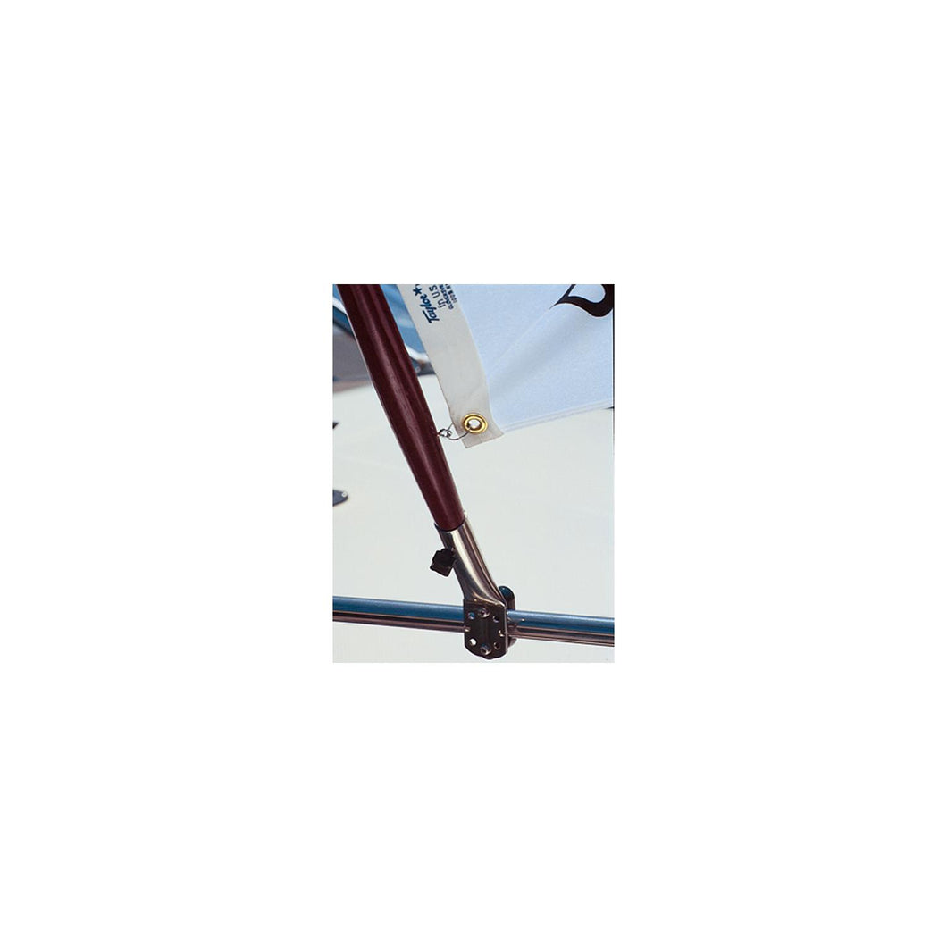 Taylor Stainless Steel Rail Mount Flag Socket Fits 3/4