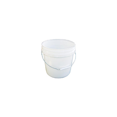 2 Gal. Plastic Industrial Pail, White -Modern Boat Sales & Service