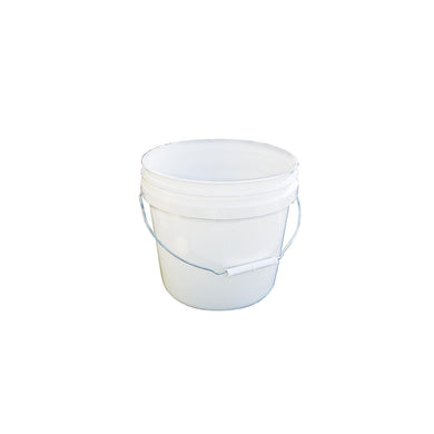 3-1/2 Gal. Plastic Industrial Pail, White -Modern Boat Sales & Service