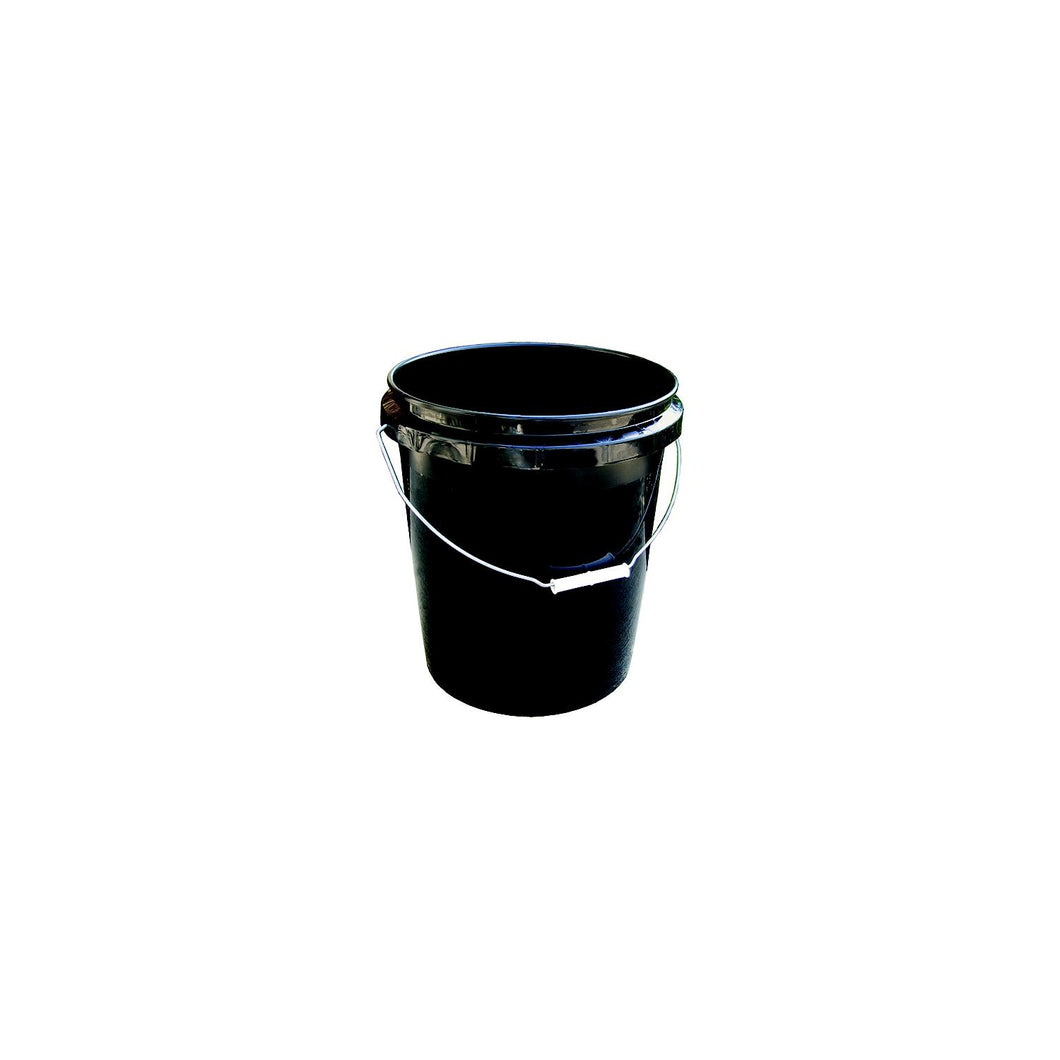 5 Gal. Plastic Industrial Pail, Black -Modern Boat Sales & Service