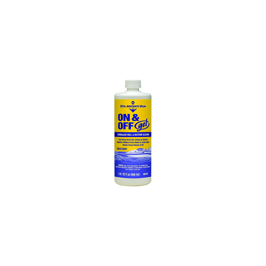 On/Off Gel Hull & Bottom Cleaner, Qt. -Modern Boat Sales & Service