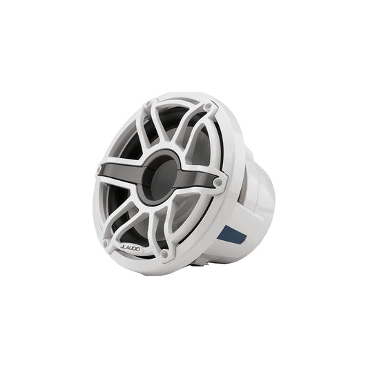 JL Audio 0100348800 M6 Marine Subwoofer, M6-10W-S-GwGw-4, 10" Diameter, White, Sport Grille -Modern Boat Sales & Service
