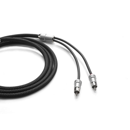 JL Audio 010-13550-00 Premium Audio Interconnect 2-channel, 18' (XE-BLKAIC2-18) Default Title -Modern Boat Sales & Service
