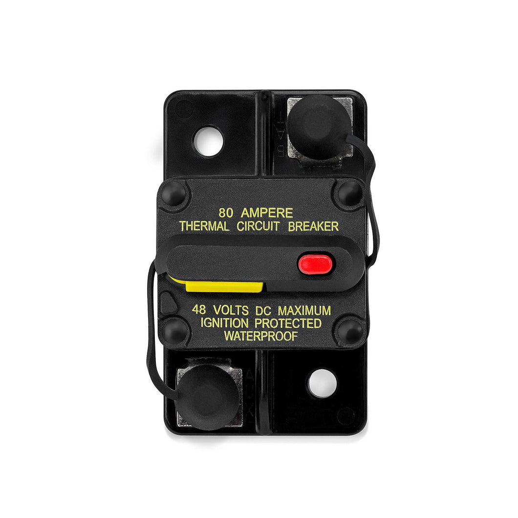 JL Audio 010-13685-00 Waterproof Ignition Protected Circuit Breaker 80 Amp (XMD-MCB-80) -Modern Boat Sales & Service