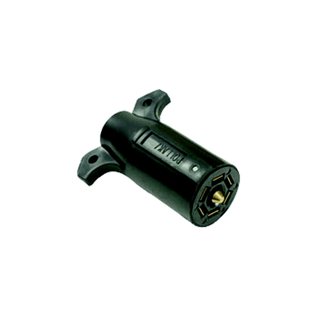 Pollack 7-Way Black Plastic Trailer End Plug Only, Bulk -Modern Boat Sales & Service