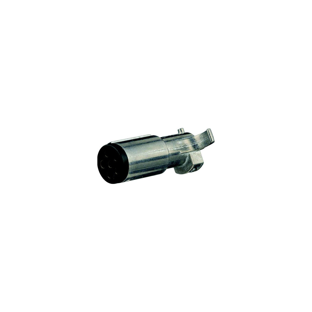 Pollak 6P-100V 6-Pole Round Metal Trailer End Plug -Modern Boat Sales & Service