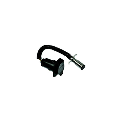 Pollak 6P-104V 6-Pole Round Vehicle End to 7-Blade Trailer End Adapter -Modern Boat Sales & Service